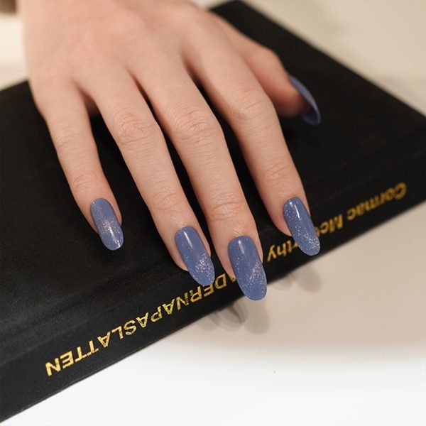 Electric Blue Gel Nail Strips