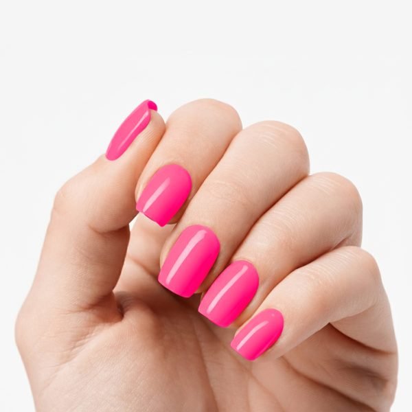 Electric Pink Gel Nail Strips