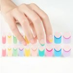 Rainbow Tips - Semi-Cured Gel Nail Strips - Image 3