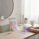 Velvora Gel Nail Strips Starter Kit - 2 Gel Strips, Cuticle Oil & LED UV Lamp - Image 4