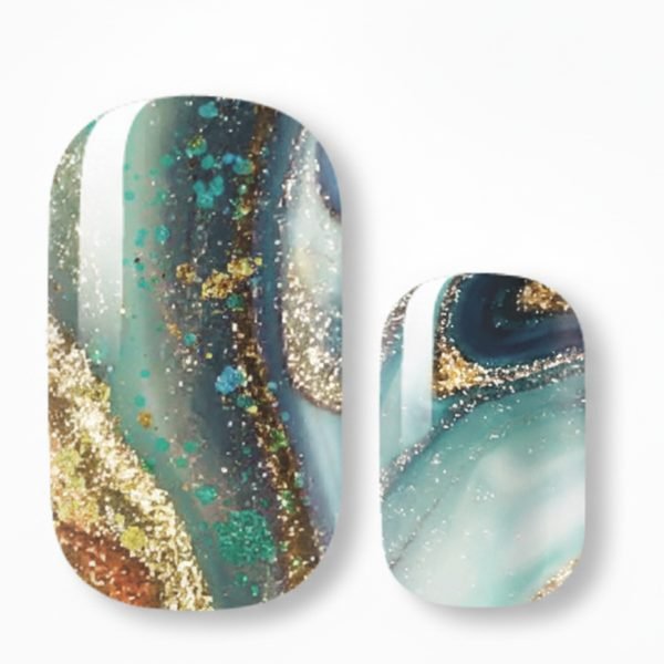 Galactic Swirls Nail Polish Strips