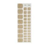 Gold Rush Semi-Cured Pedicure Gel Nail Strips - Image 2