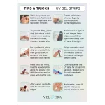 Velvora Gel Nail Strips Starter Kit - 2 Gel Strips, Cuticle Oil & LED UV Lamp - Image 7